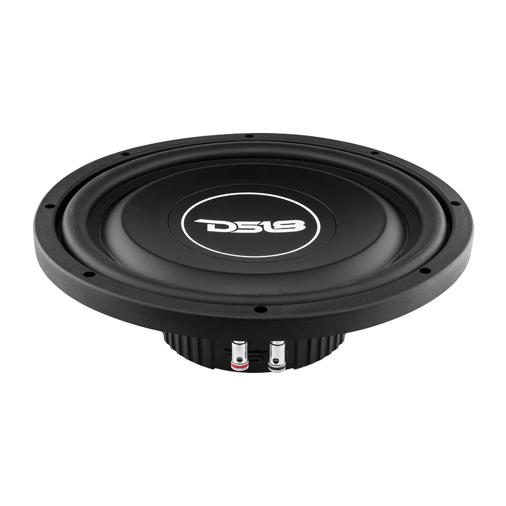 DS18, (2) DS18 SRW12.4 12" 440W RMS SRW-Series Single 4-Ohm Shallow-Mount Subwoofer