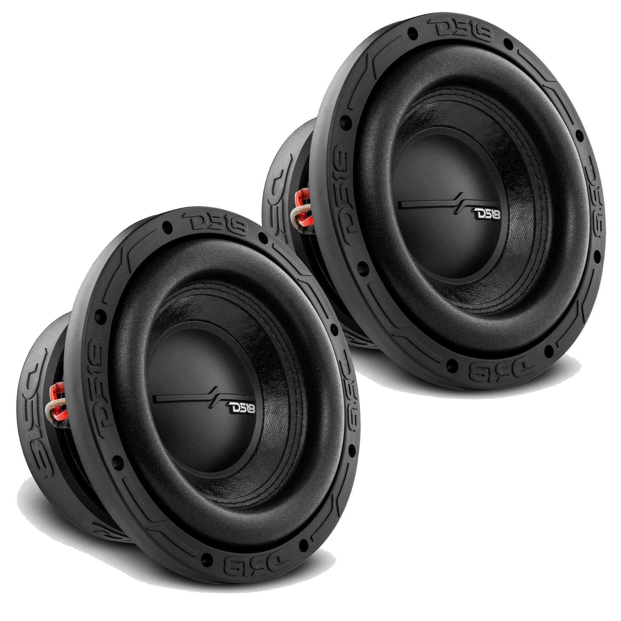 DS18, (2) DS18 ZR8.4D 8" 900W RMS ZR-Series Dual 4-Ohm Subwoofer